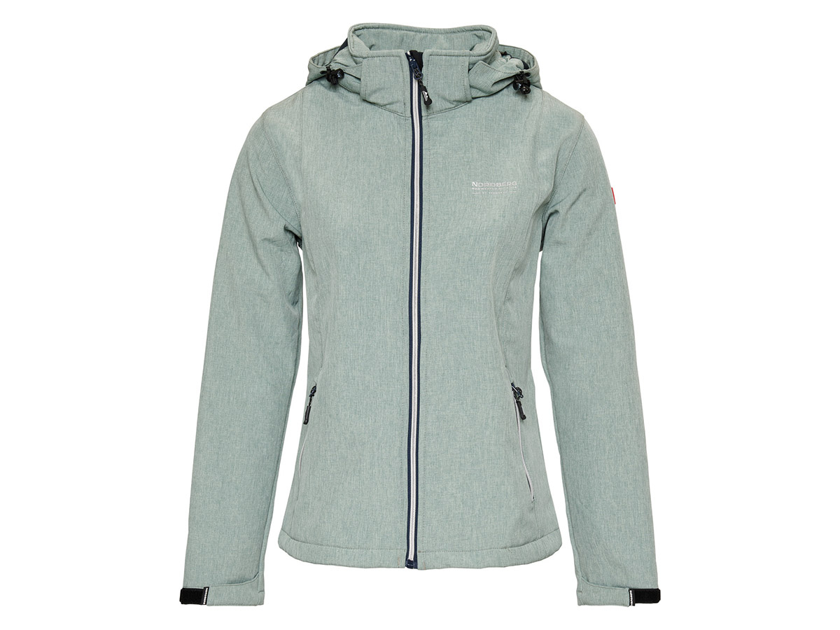 Nordberg Rinda Herbal Green Melange dames softshell jas