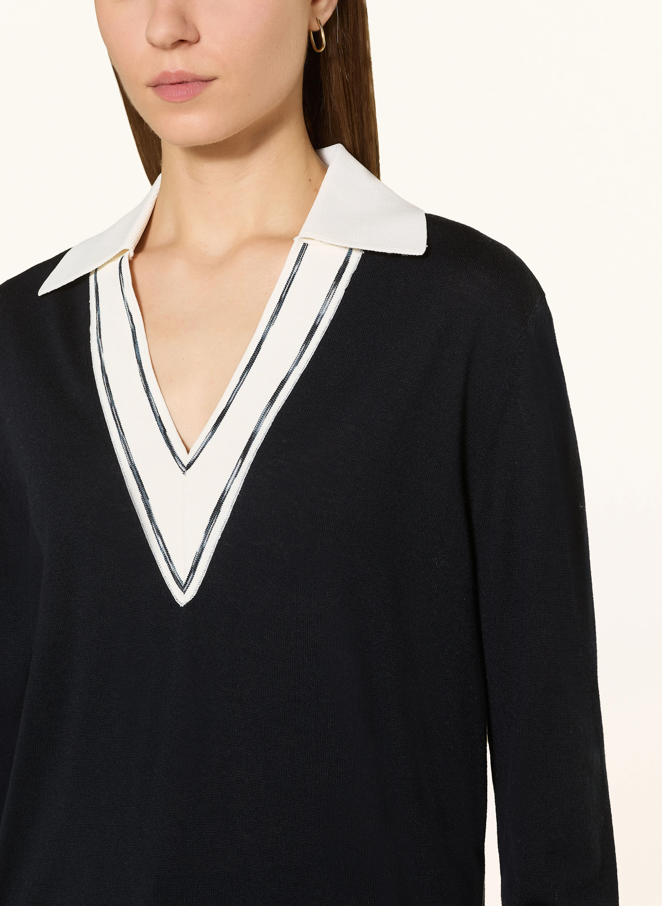 REISS Strick-Poloshirt