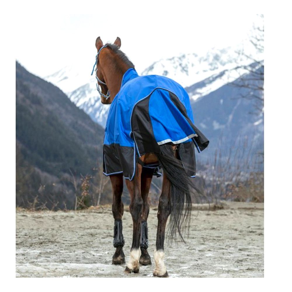 Equitheme TYREX 1200D 0G - Couverture paddock bleu/nr