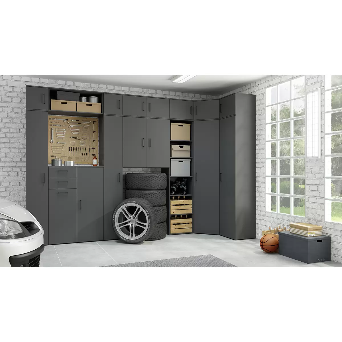 Regal 1T Cabinet Anthrazit