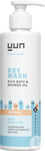 Yun BBY Wash Nourishing Huile De Bain Et Douche Flacon Pompe 200ml
