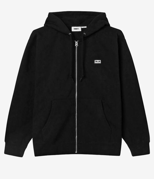 Obey Established Works Eyes Zip-Hoodie (black)