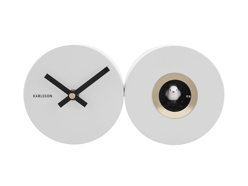 Wall Clock Duo Cuckoo KA5789BK Black