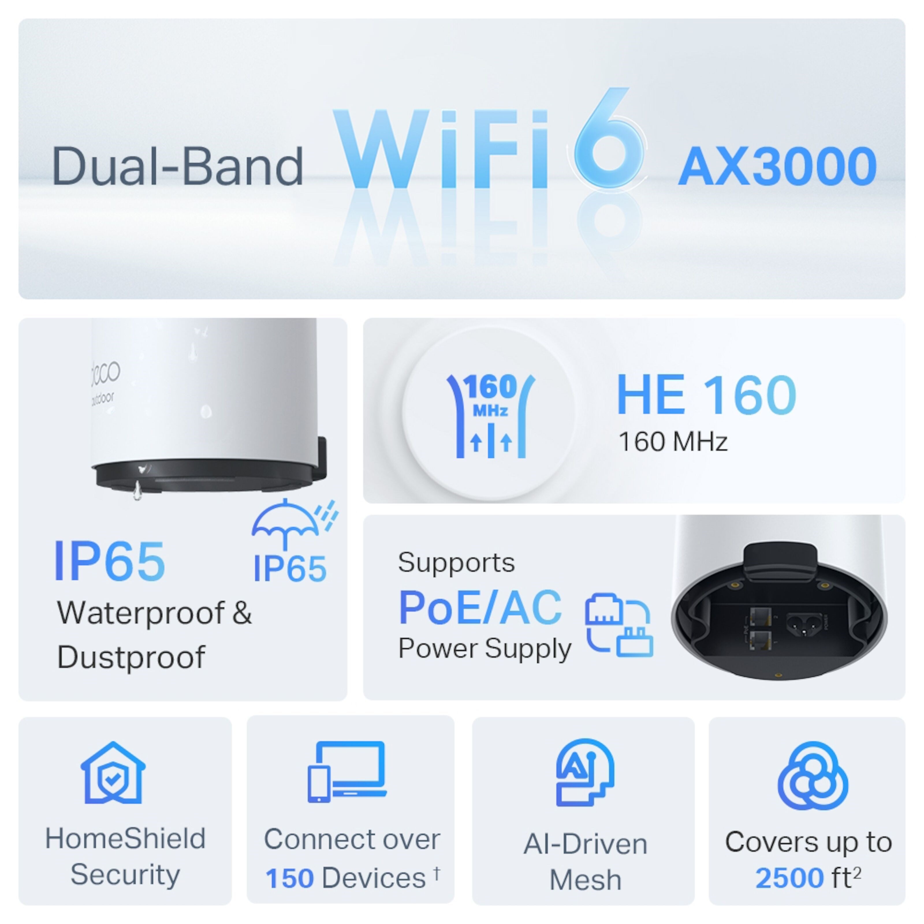 TP-link Deco X50-Outdoor PoE AX3000 Mesh