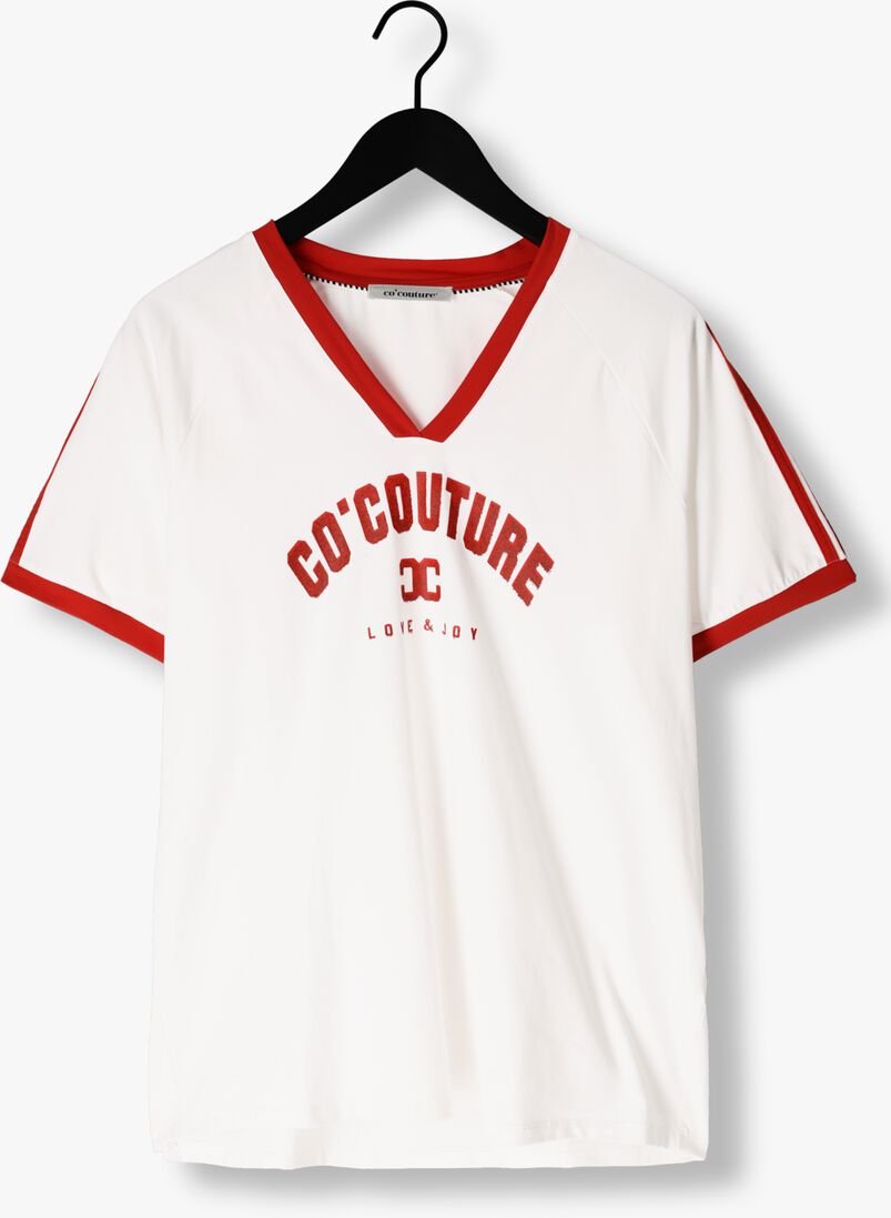 witte co'couture t-shirt siaracc oversize sporty v-tee