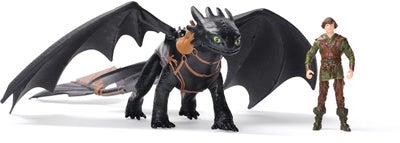 Dragetreneren Viking & Drage Toothless & Hiccup Lekesett