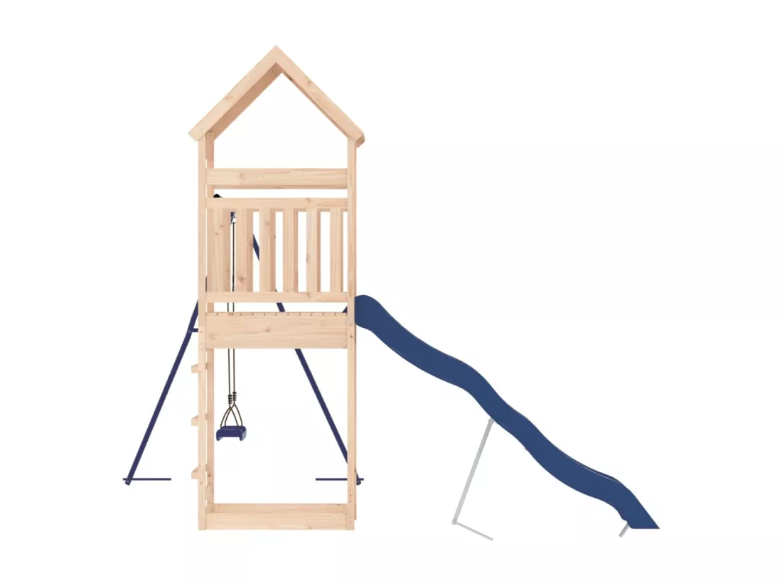 Aire de jeux d'extérieur bois de pin massif