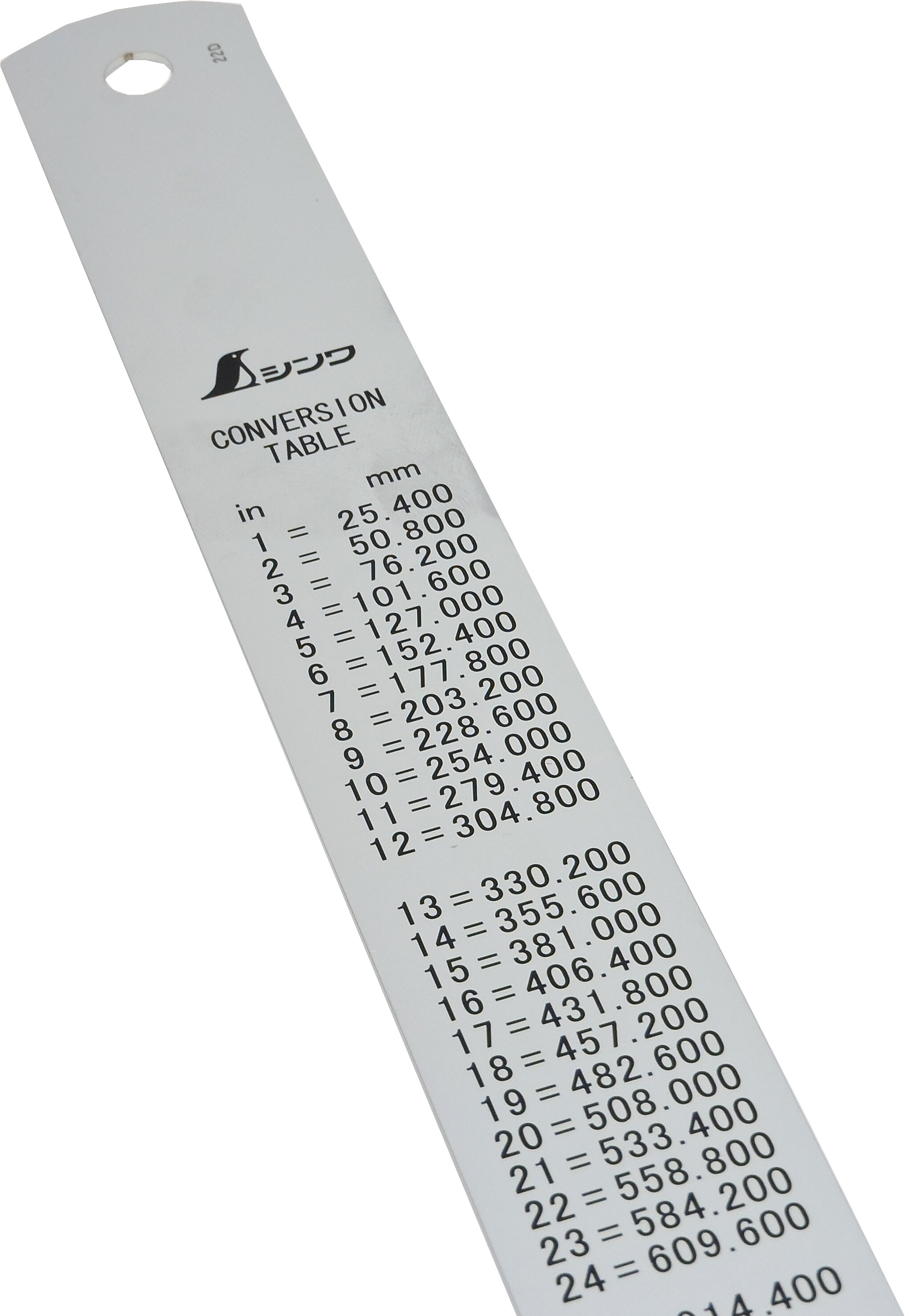 FAMEX 12525 Shinwa Edelstahllineal 60 cm –13137