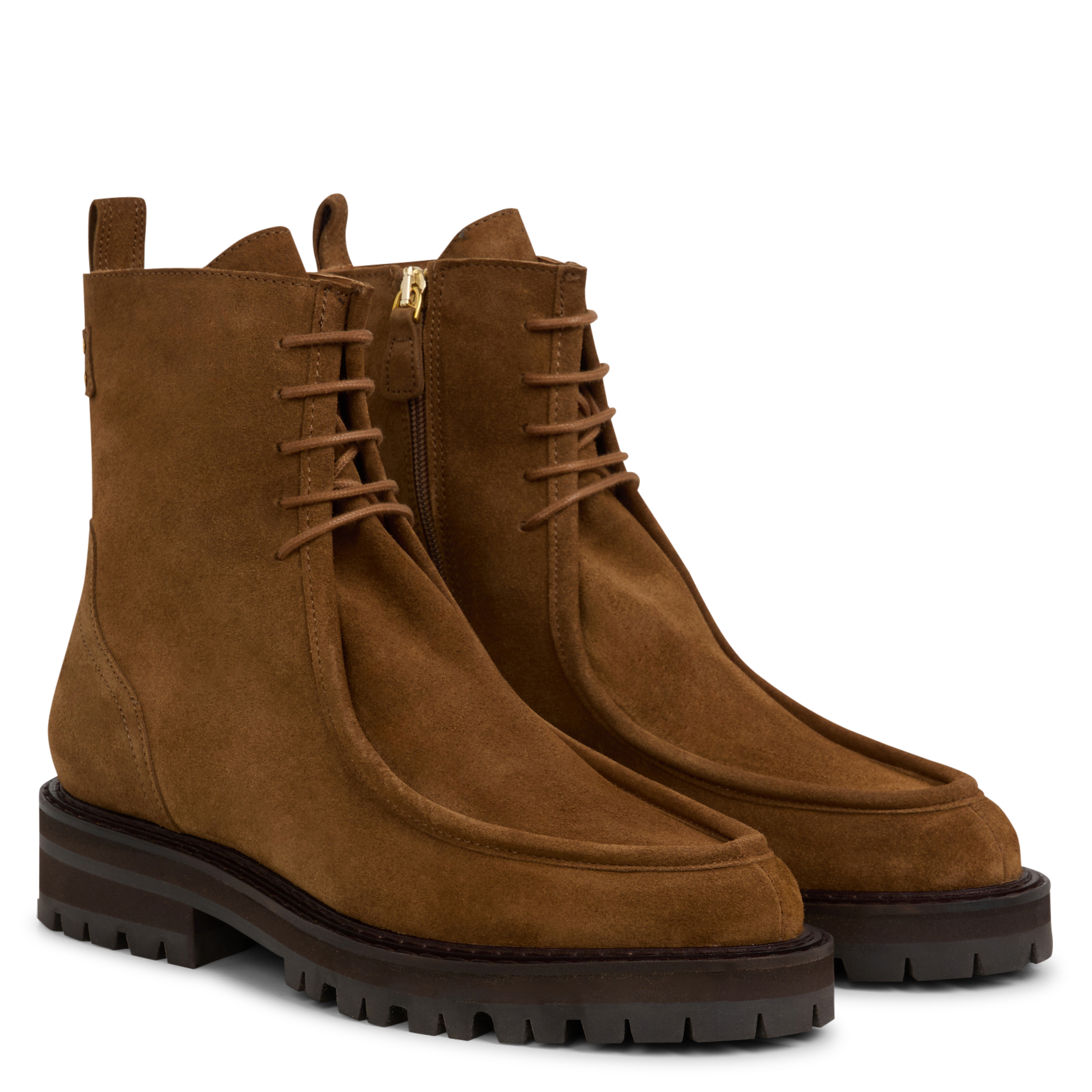GEMMA - Bottines en cuir | Beige