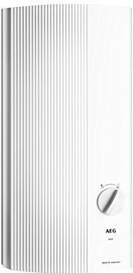 AEG DDLE EASY 228842 Elektronische doorstroomboiler, 24 kW, eenvoudige temperatuurkeuze door 2 vaste temperaturen 42 °C en 55 °C. Vaste aansluiting 400 V, VDE getest