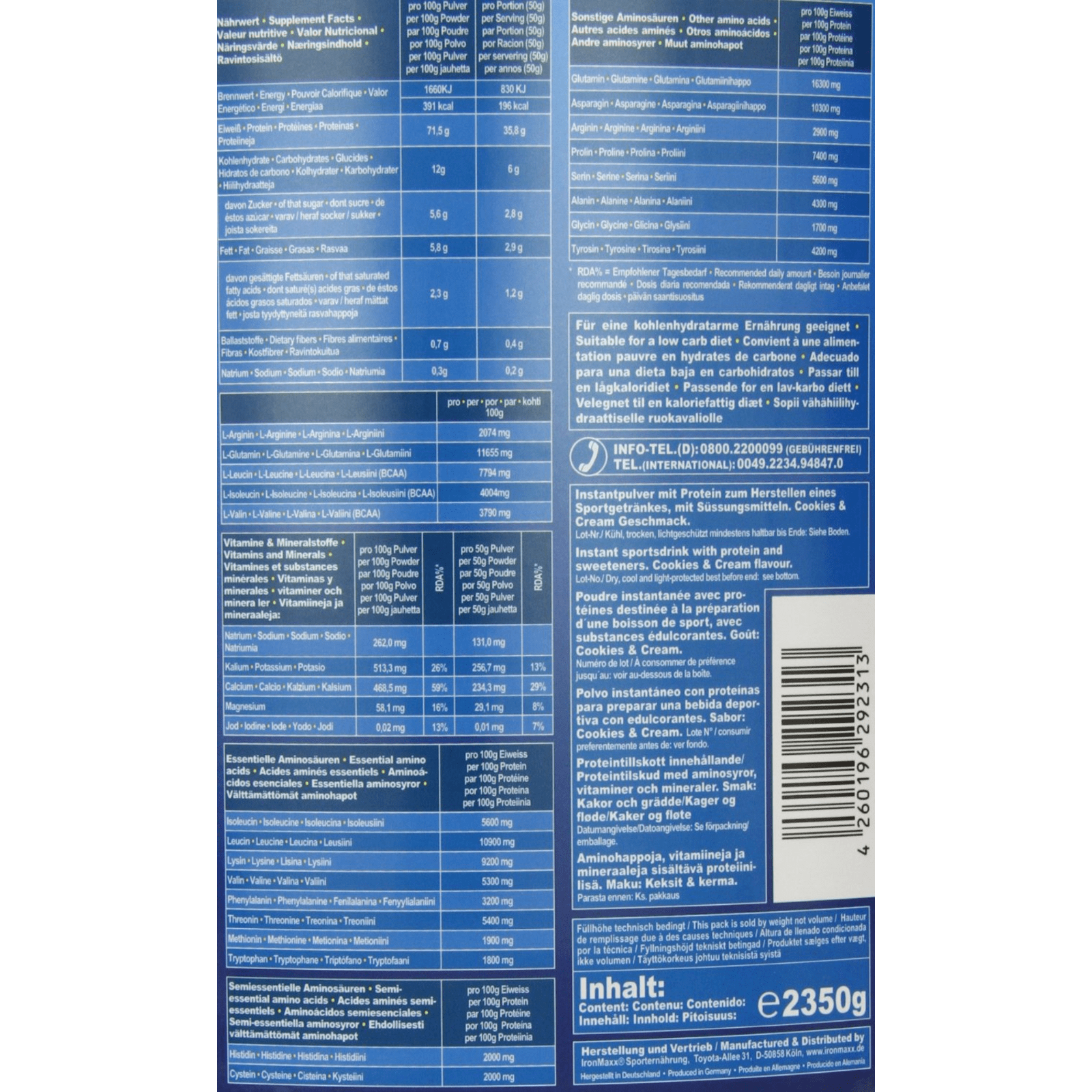 100% Whey Protein (900g)