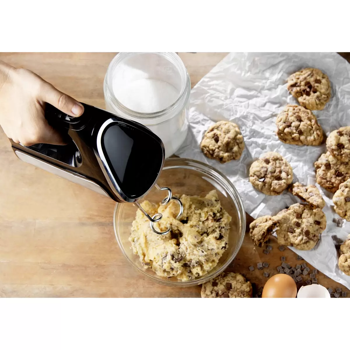 Handmixer Domo DO9258M Silber