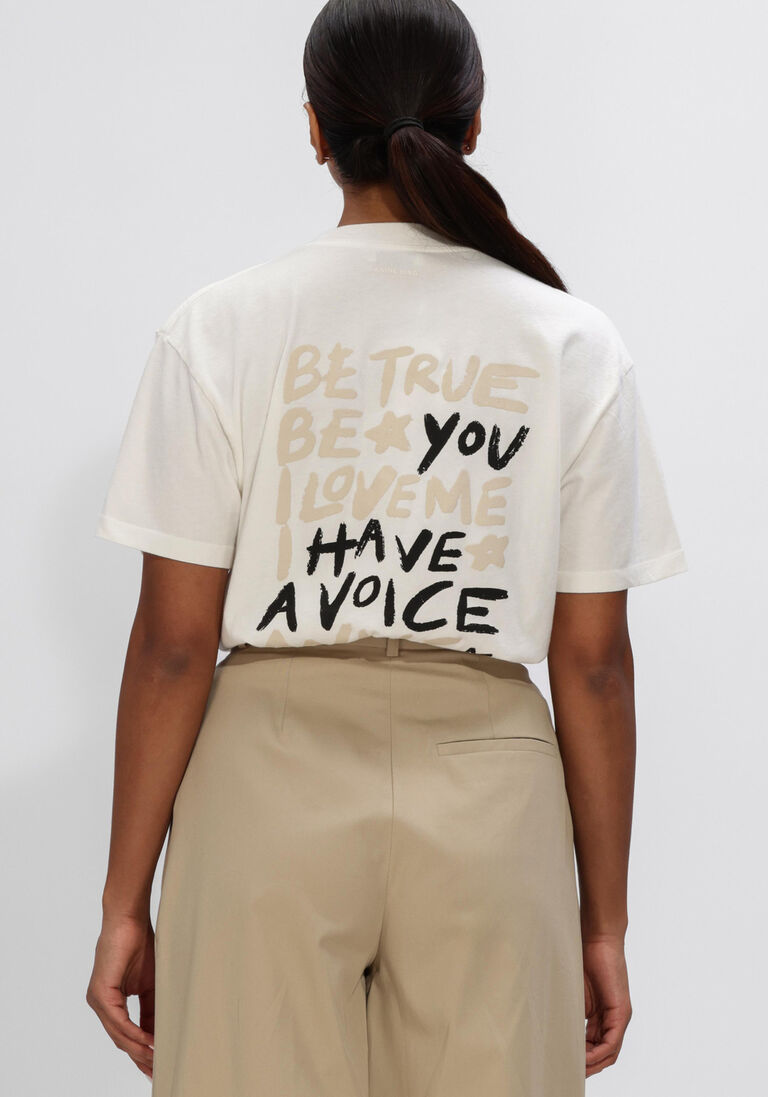 witte anine bing tops & t-shirts walker tee empowerment