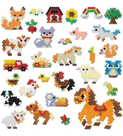 Aquabeads Perlenset - 3500+ Teile - Box Of Fun - Bauernhaus