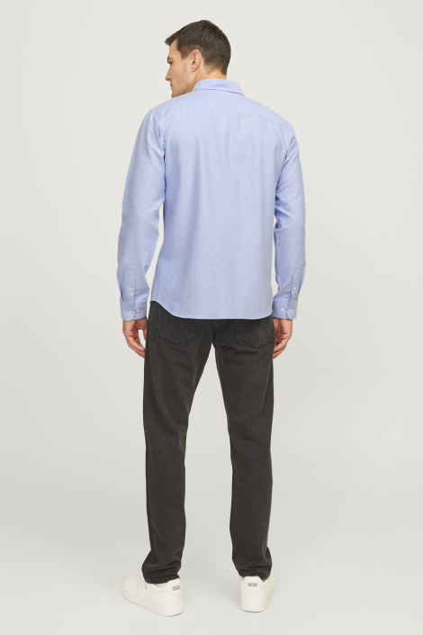JJ Rebel blauwe heren overhemd