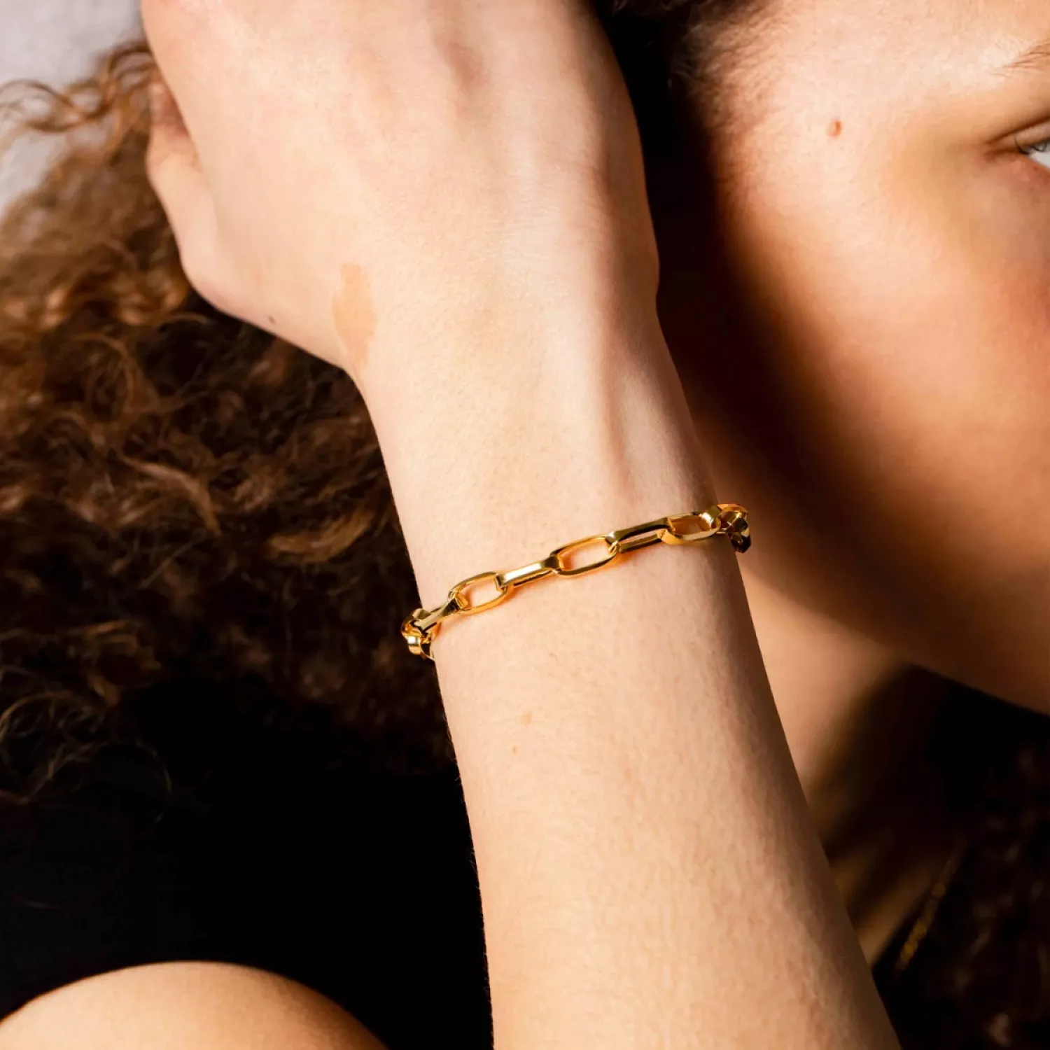 IX Studios Prestige Armbånd 22 kt. Forgyldt Sølv DMV0319GD