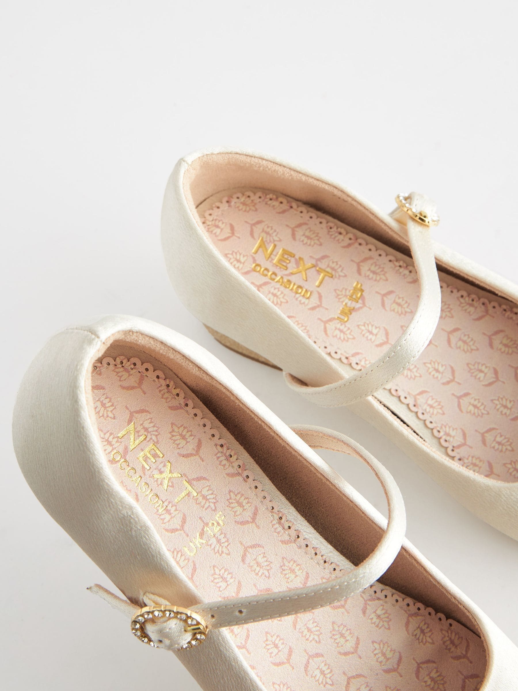 Ivoor - Mary Jane bloemenmeisjes hakschoenen