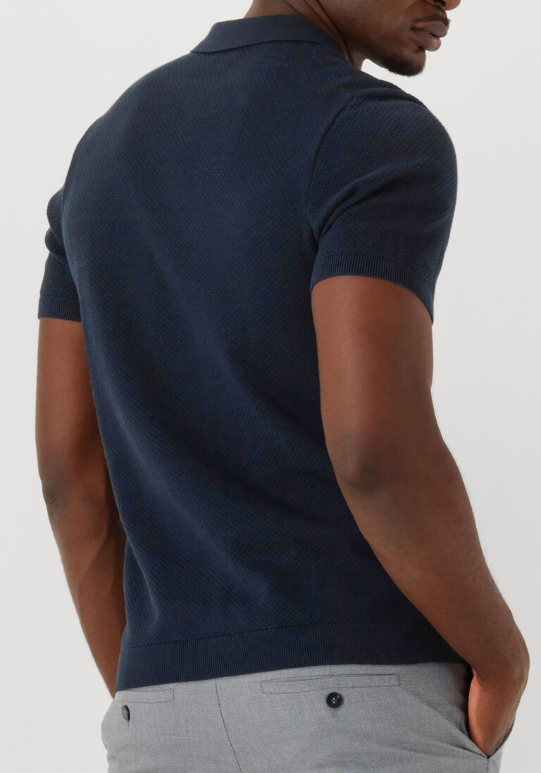 donkerblauwe drykorn polo triton 420187