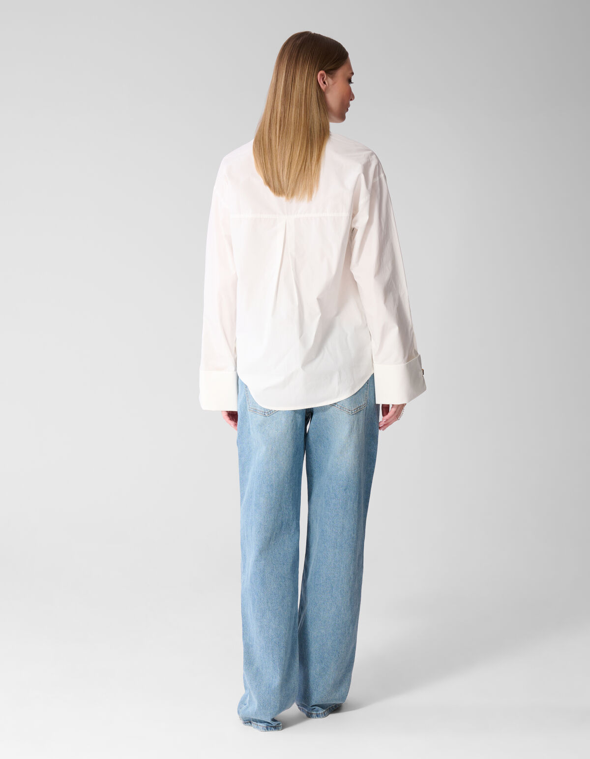 Straight Fit Jeans Lichtblauw