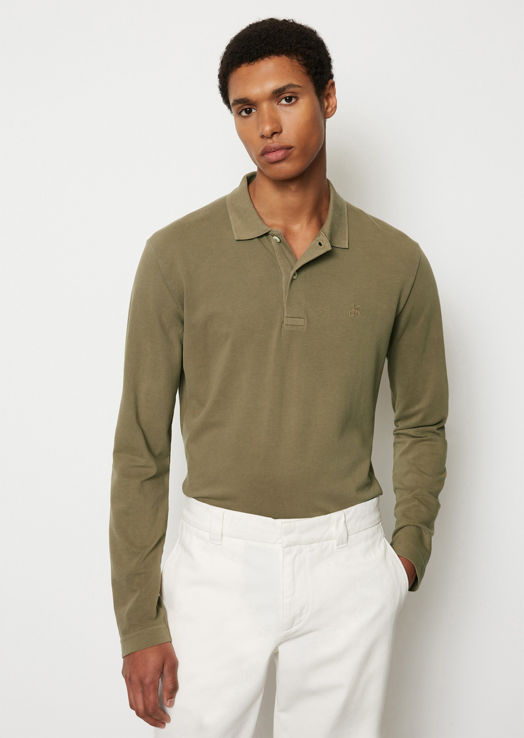 Poloshirt Piqué regular aus Bio-Baumwolle mit Elasthan
