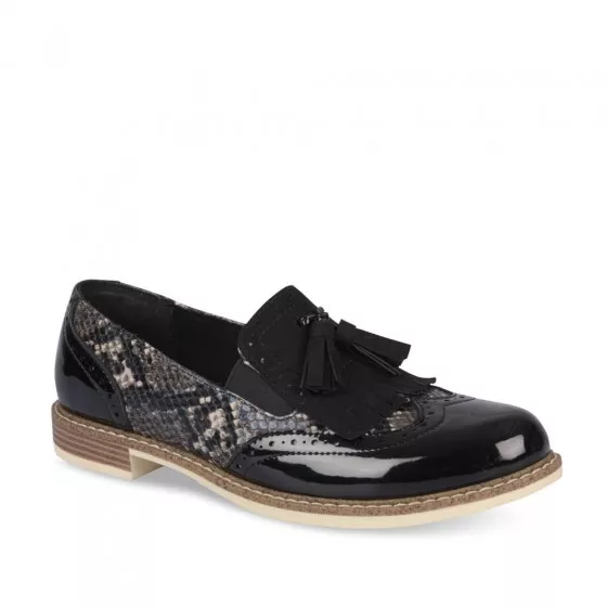 Mocassins NOIR VIA DONNA