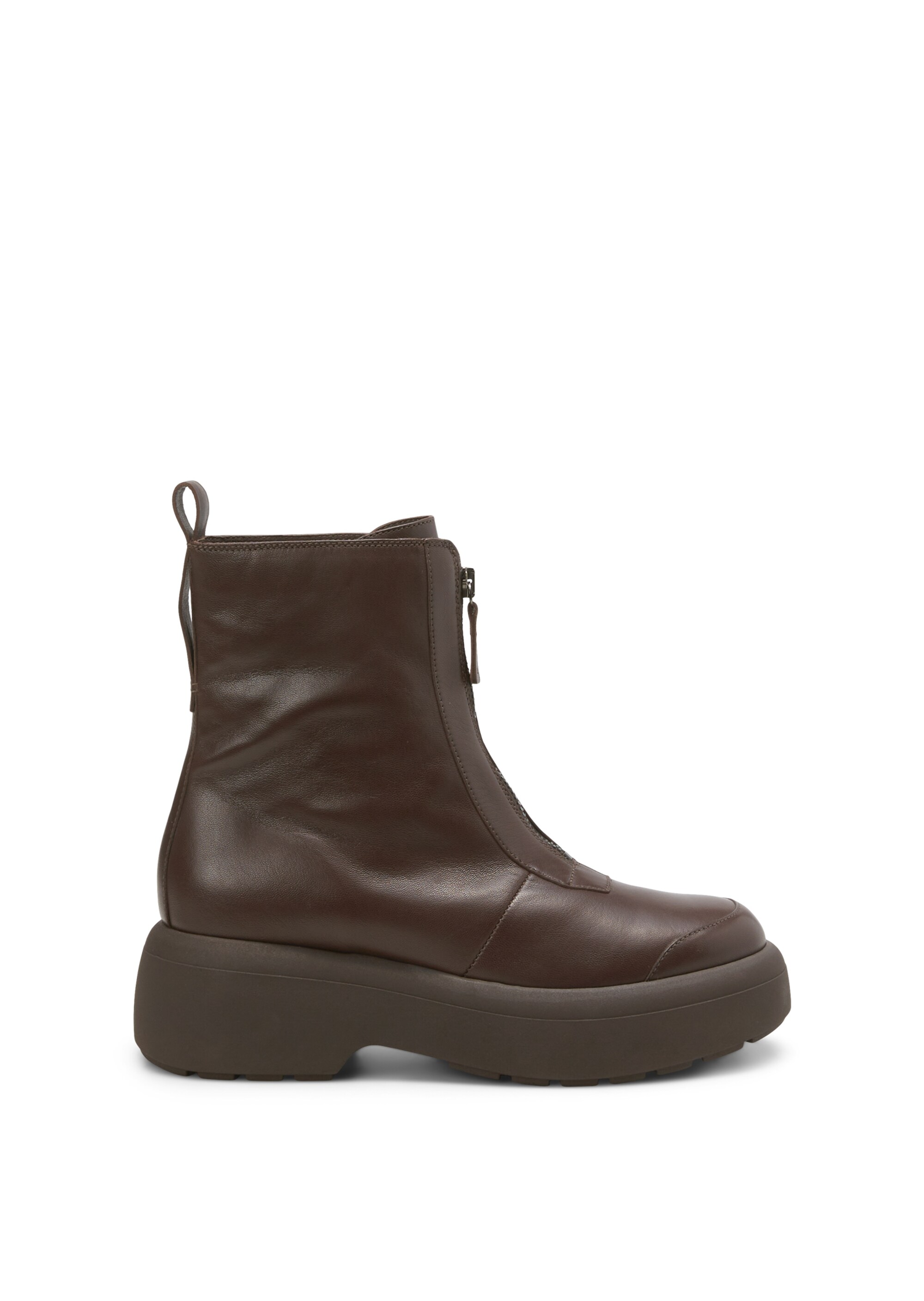 Zipper-Stiefel mit moderner Chunky-Sohle