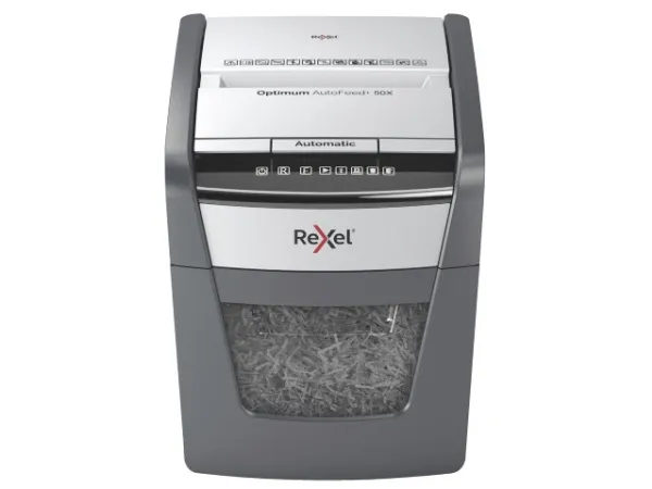 Makulator Rexel Optimum AutoFeed  50X krydsmakulering 4x28 mm (P-4)