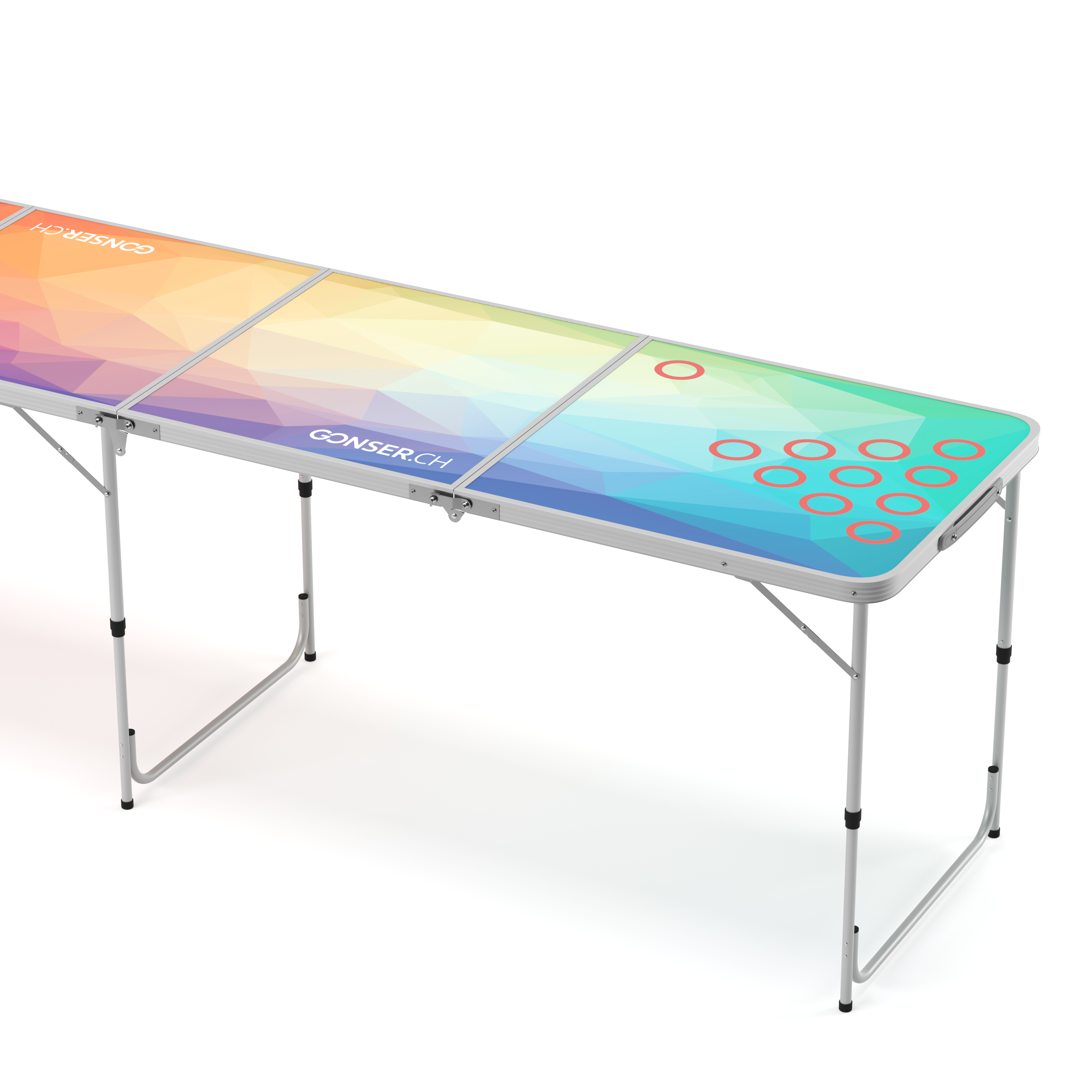 Beer-Pong Tisch COLOR 240 x 60 cm
