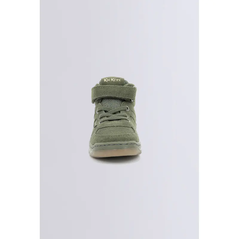 KICKALIEN KAKI SNEAKERS HAUTES Cuir Garçon