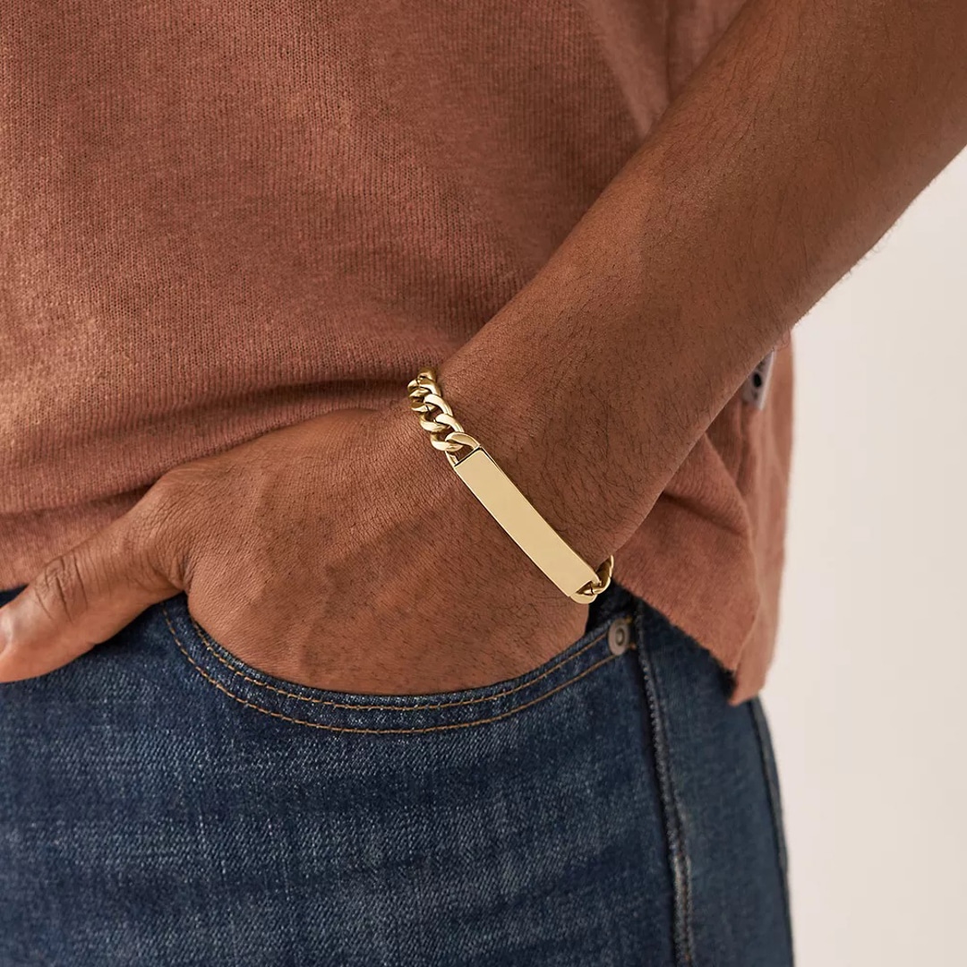 Fossil Panzerarmband Drew Goldig