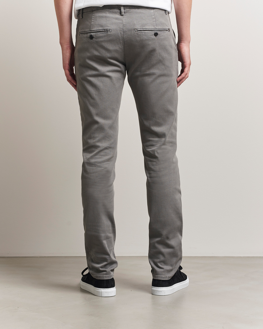 Dondup Spiritisimo Pleated Chinos Light Grey