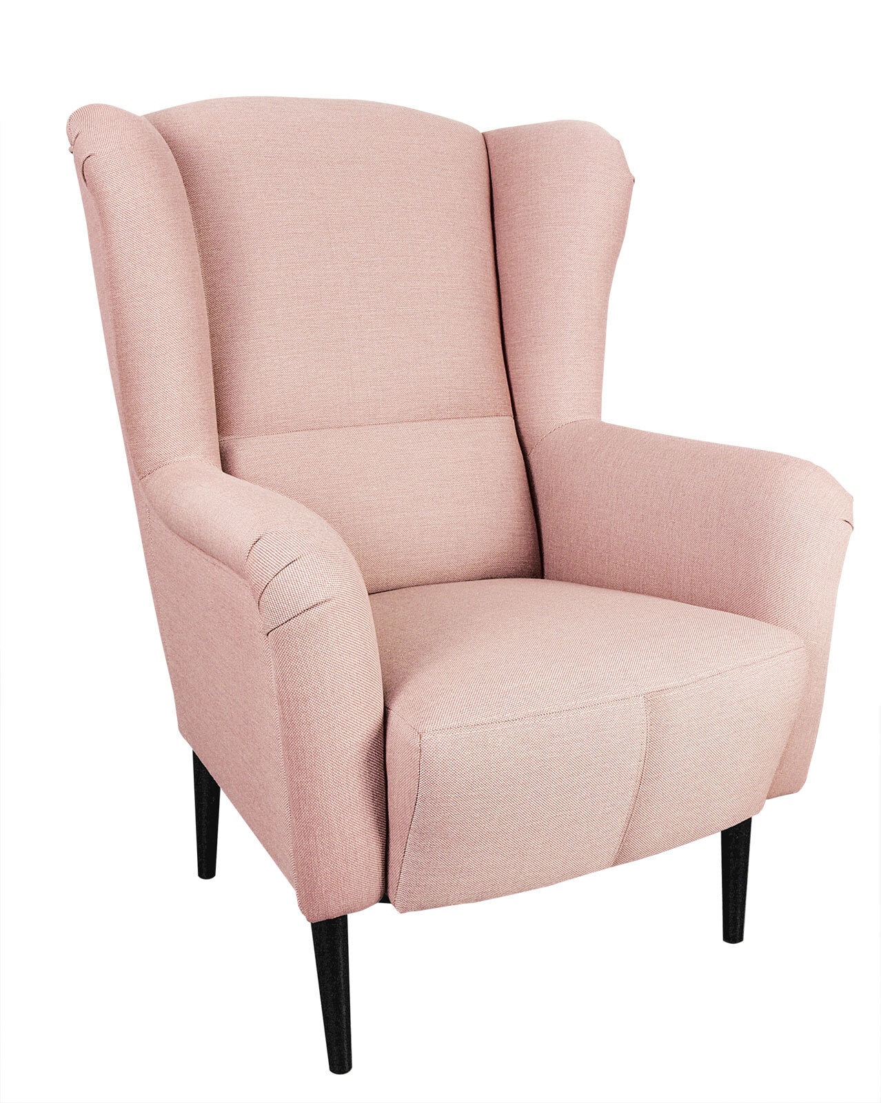 Ohrensessel Canto Stoffbezug Grau ca. 81 x 100 x 97 cm