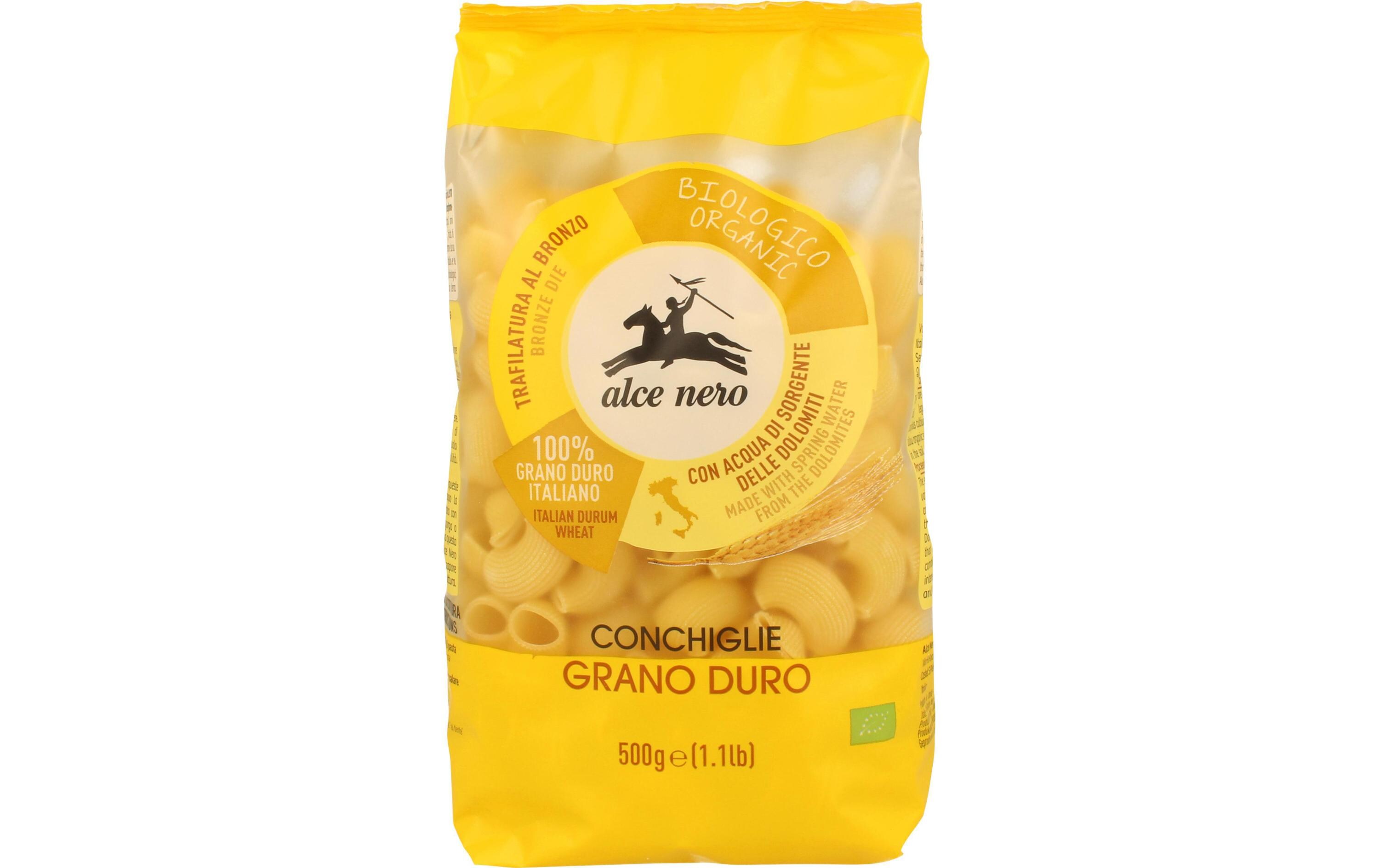 Teigwaren Bio Conchiglie Hartweizen 500 gBio Conchiglie Hartweizen hell