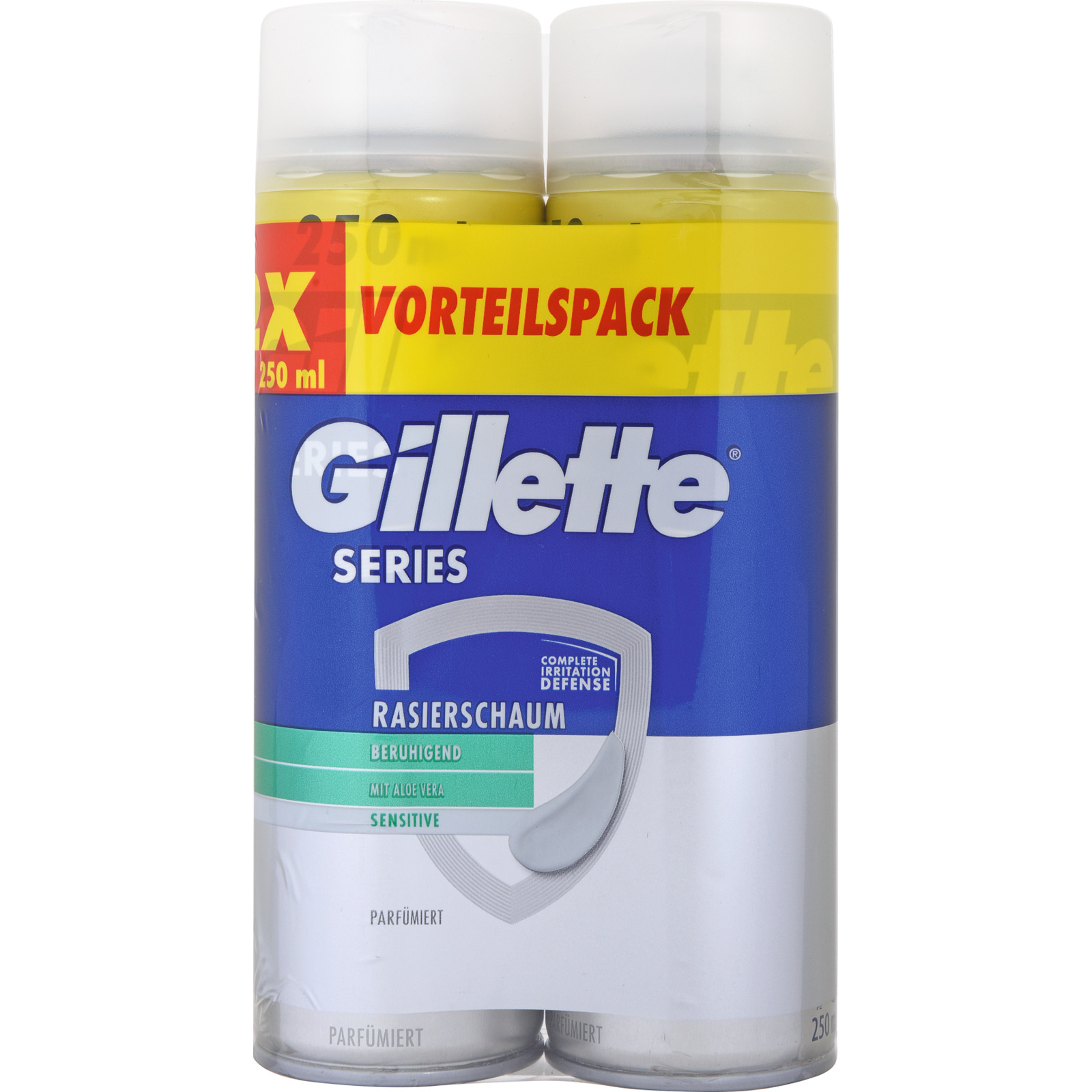 Gillette Series Rasierschaum Empfindliche Haut 2 x 250 ml