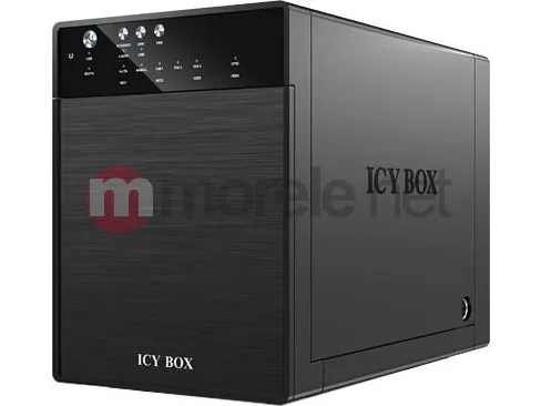 ICY BOX IB-3640SU3 - Harddisk-array - 4 bays (SATA-600) - HDD 0 - SATA 3Gb/s, USB 3.0 (ekstern)