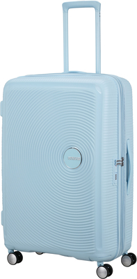 American Tourister Soundbox Spinner Trillekoffert 97L, Pastel Blue