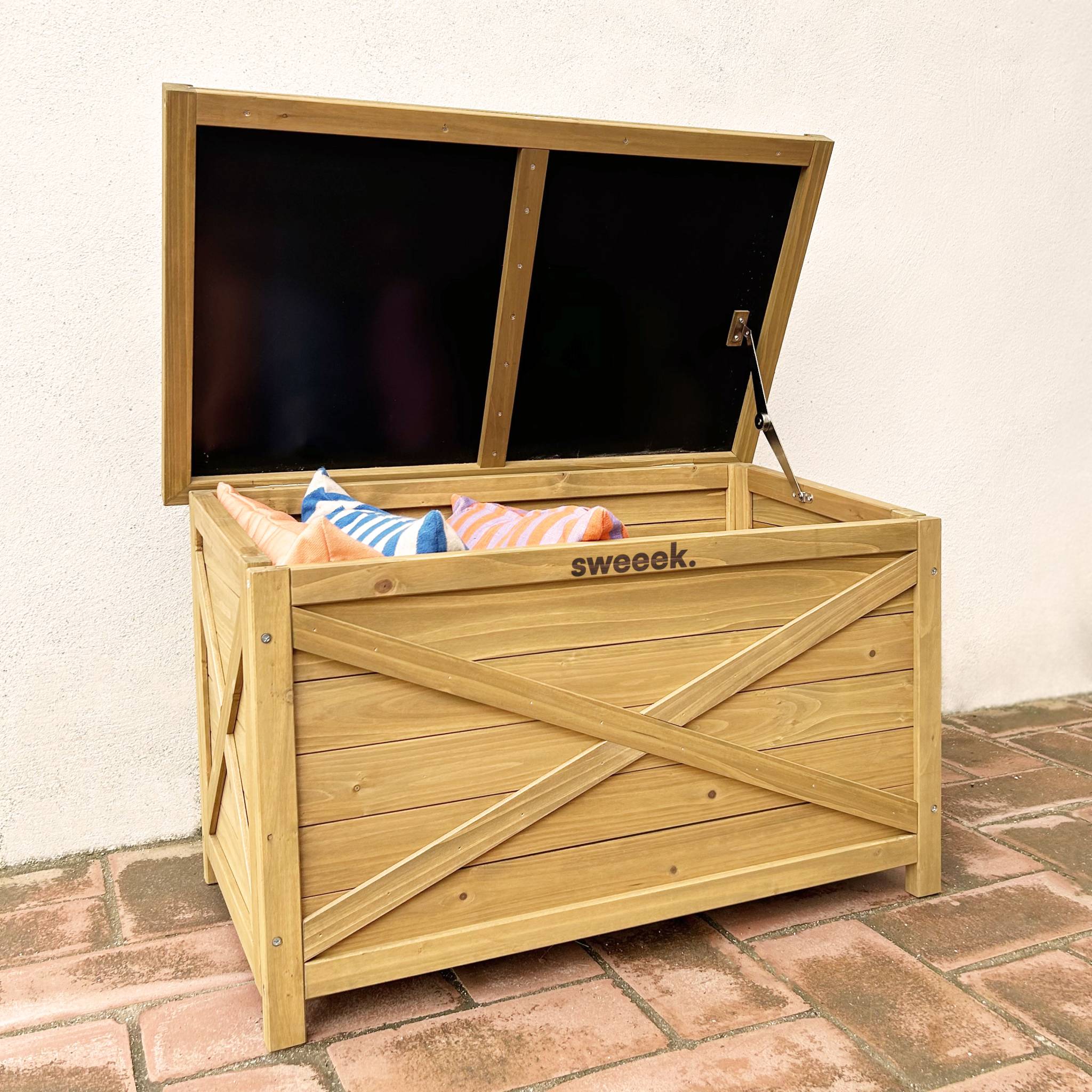 sweeek - Houten opbergkist 80 cm