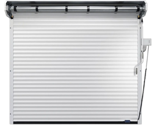 ARON garagedeur roldeur 2375x2000 mm gouden eik incl. garagedeuropener links