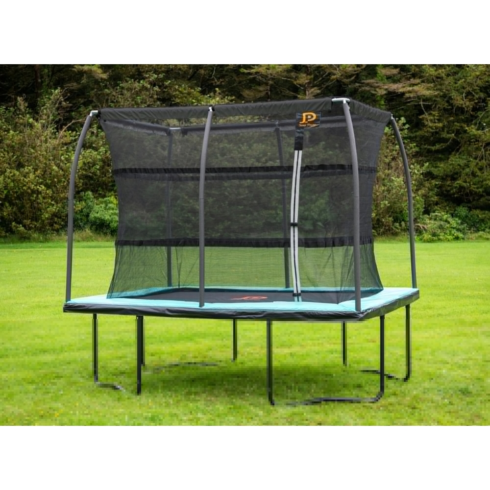Jump Power Elite Series 10 x 7,5 Fuß (ca. 3 x 2,3 m) Rechteckiges Trampolin & Sicherheitsnetz