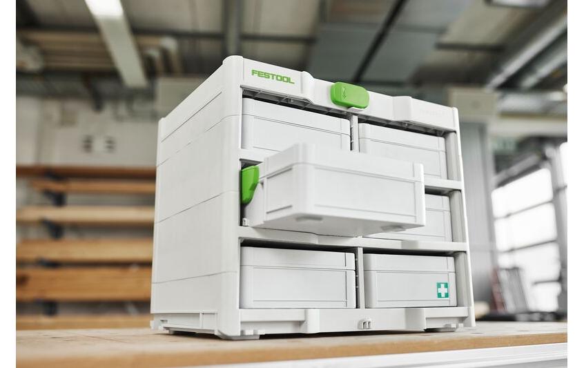 Systainer³ Rack SYS3-RK/6 M 337-Set, 6x Systainer³ SYS3 S 76<br>Transport und Aufbewahrung von allen Systainer³ S 76 Varianten