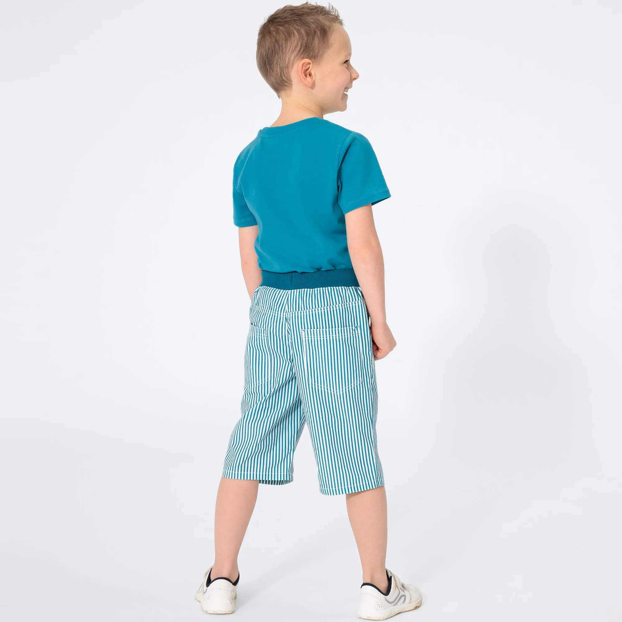 Kinder-Jungen-Bermudas mit Streifen