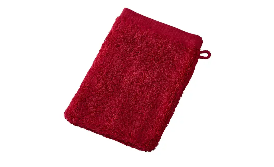 como Waschandschuh  Rot 16x21 cm