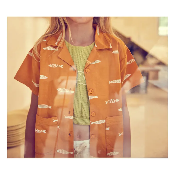 Letter To The World Chemise Fes Coton Bio | Abricot