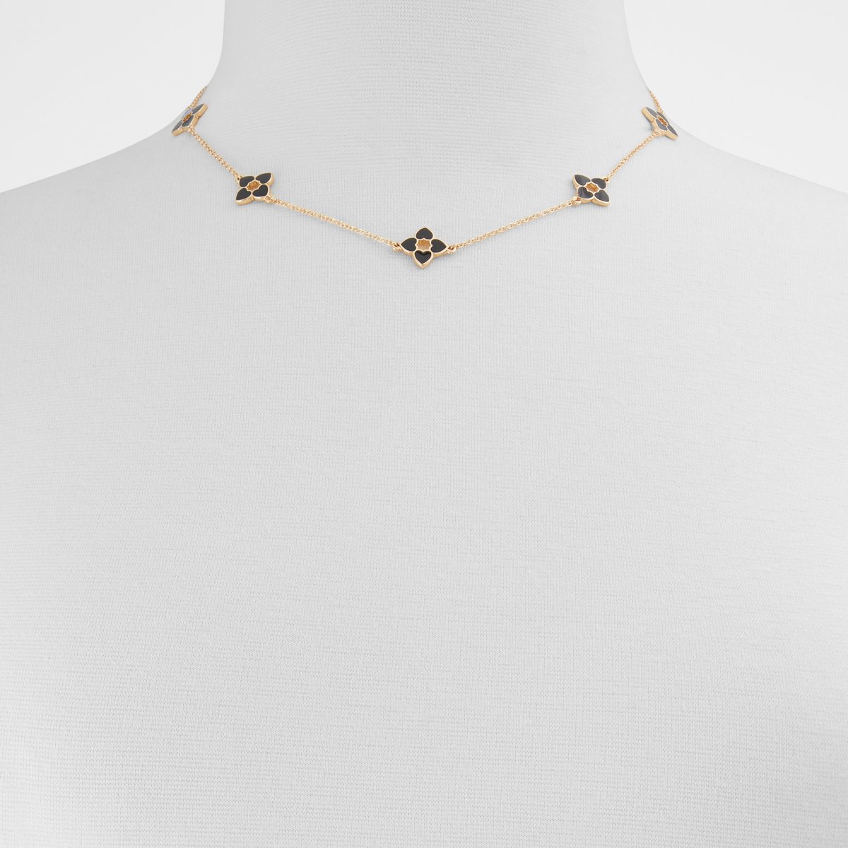 Agerisee Black-Gold Multi Women Necklaces
