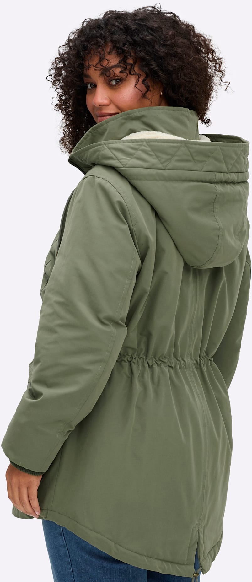 Sheego Parka mit Kapuze