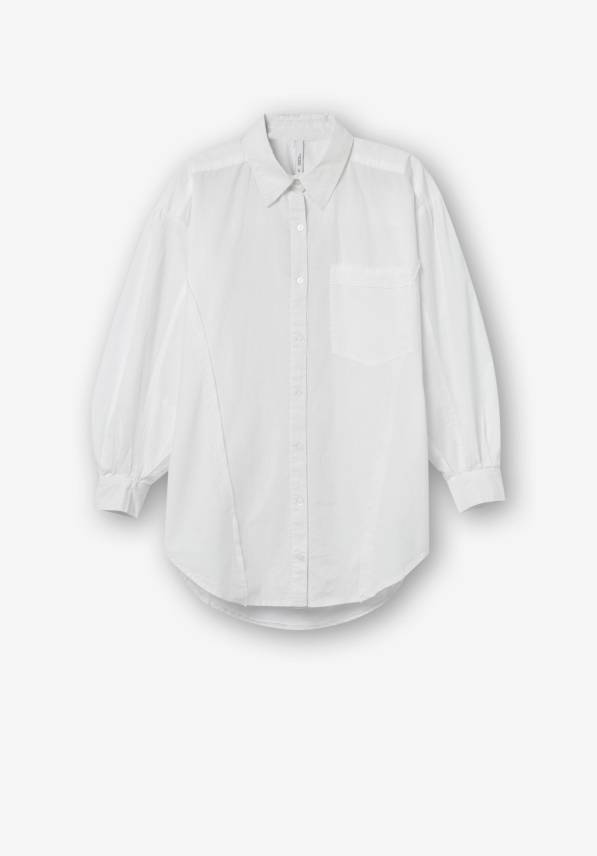 Camisa Oversize com Pormenores Desfiados