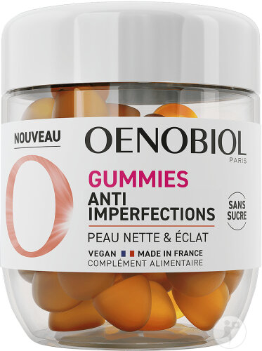 Oenobiol Gummies Anti-Imperfections Et Éclat Complément Alimentaire 60 Gummies