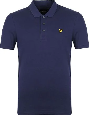 Lyle and Scott Donkerblauw Polo SP400VOG-Z99 kopen