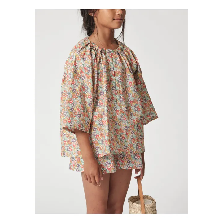 Tangerine Short Fleurs | Rose