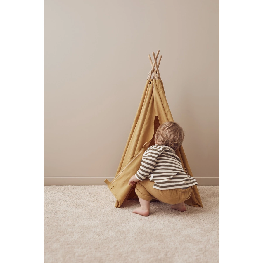 Kids Concept® Tipi Zelt Mini H 75 cm gelb